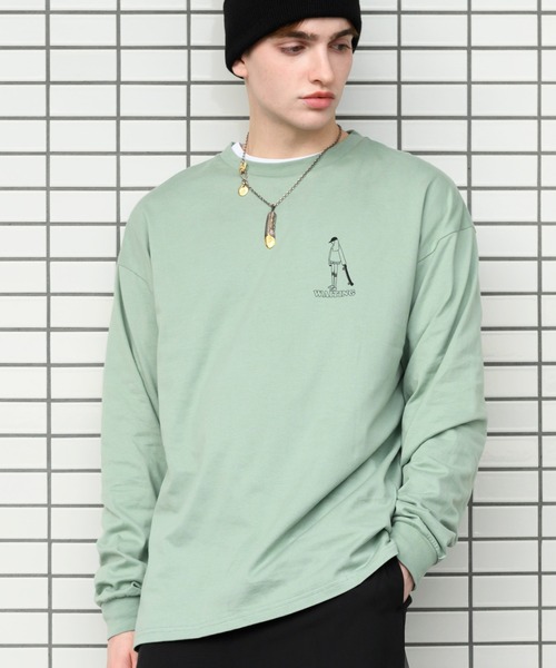 セール プリント イラスト ビッグ ロンｔ 長袖ｔシャツ Tシャツ カットソー ８ Eight エイト のファッション通販 Zozotown