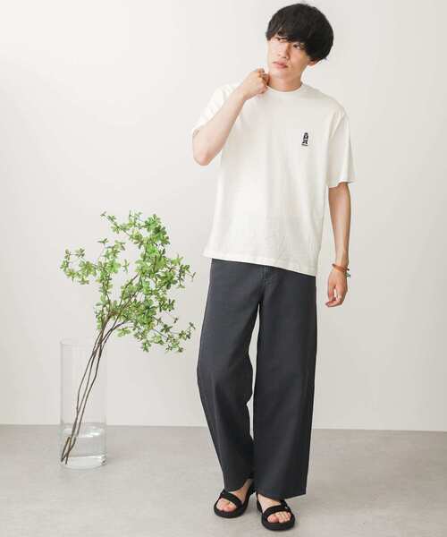 SENSE OF PLACE by URBAN RESEARCH（センスオブプレイスバイアーバンリサーチ）の「カラーワイドパンツ（その他パンツ・メンズ・ライトブルー/ライトベージュ/ブラウン/アイボリー/チャコールグレー/ライトカーキ・LARGE/MEDIUM）」の22枚目の写真