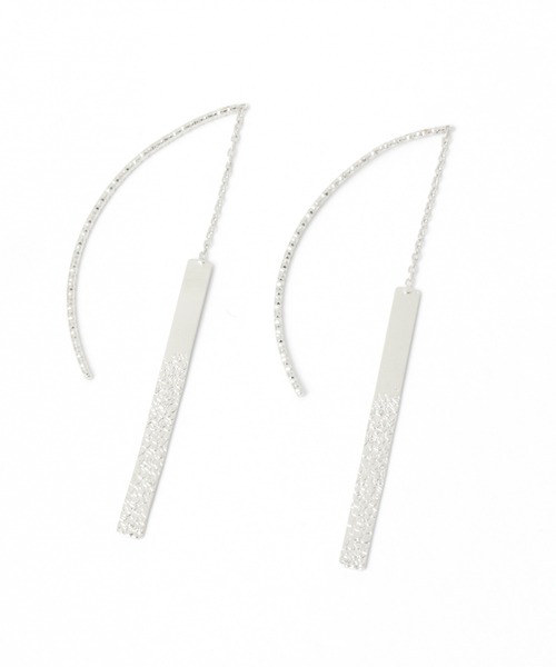 niko and...(ニコアンド)の「made in japanハンドメイド スティックアメリカンピアス(ピアス(両耳用)・レディース・グレー/イエロー・0)」の1枚目の写真