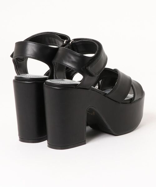 YOSUKE（ヨースケ）の「「YOSUKE/ヨースケ」厚底ストラップサンダル（サンダル・レディース・ホワイト/ガンメタ/ゴールド/ブラック/グリーン・S/M/L/LL）」の6枚目の写真