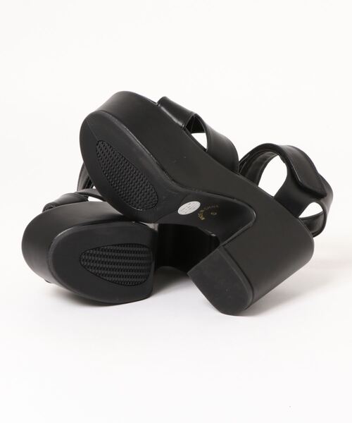 YOSUKE（ヨースケ）の「「YOSUKE/ヨースケ」厚底ストラップサンダル（サンダル・レディース・ホワイト/ガンメタ/ゴールド/ブラック/グリーン・S/M/L/LL）」の7枚目の写真