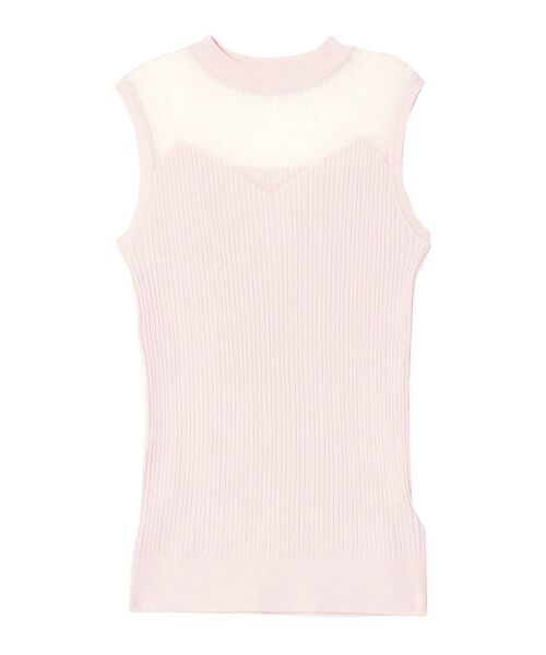 LAGUNAMOON（ラグナムーン）の「シアーノースリーブニットプルオーバー（ニット/セーター・レディース・アイボリー/モカ/ラベンダー・FREE）」の15枚目の写真