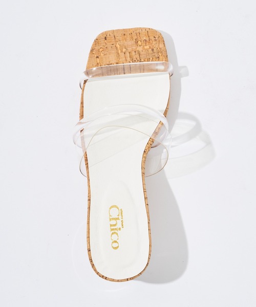 Chico（チコ）の「【WEB限定/XLサイズあり】クリアベルトサークルヒールサンダル/クリアヒール（サンダル・レディース・ミント/ブラウン/クリア・MEDIUM/X-LARGE/LARGE/SMALL）」の13枚目の写真