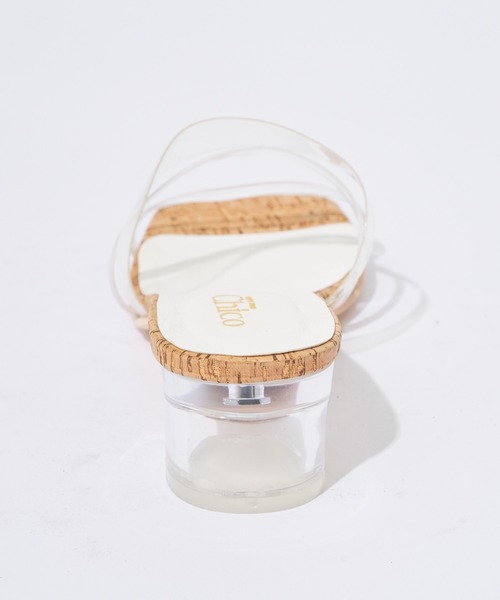 Chico（チコ）の「【WEB限定/XLサイズあり】クリアベルトサークルヒールサンダル/クリアヒール（サンダル・レディース・ミント/ブラウン/クリア・MEDIUM/X-LARGE/LARGE/SMALL）」の15枚目の写真