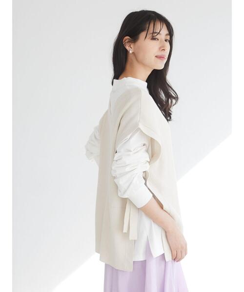 Sugar spoon(シュガースプーン)の「・SUGAR SPOON SET2点ロンT×リブベスト*(ベスト・レディース・ピンク/ミント/イエロー/アイボリー・FREE)」の13枚目の写真