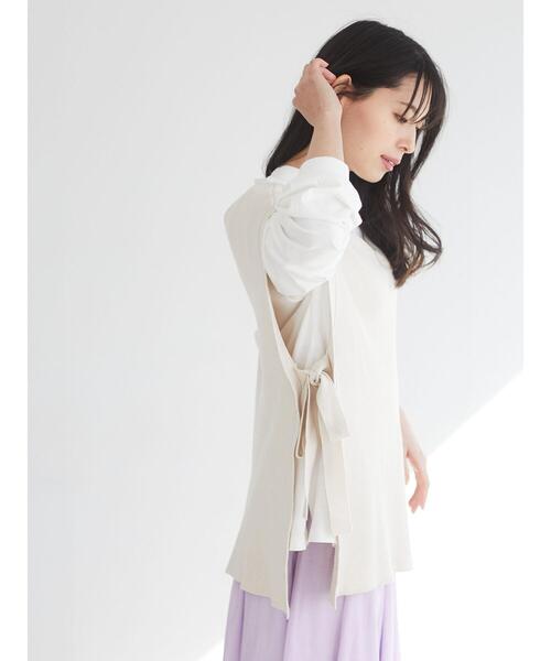 Sugar spoon(シュガースプーン)の「・SUGAR SPOON SET2点ロンT×リブベスト*(ベスト・レディース・ピンク/ミント/イエロー/アイボリー・FREE)」の14枚目の写真