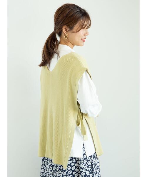 Sugar spoon(シュガースプーン)の「・SUGAR SPOON SET2点ロンT×リブベスト*(ベスト・レディース・ピンク/ミント/イエロー/アイボリー・FREE)」の18枚目の写真