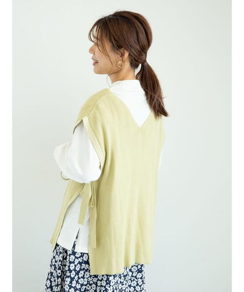 Sugar spoon(シュガースプーン)の「・SUGAR SPOON SET2点ロンT×リブベスト*(ベスト・レディース・ピンク/ミント/イエロー/アイボリー・FREE)」の20枚目の写真