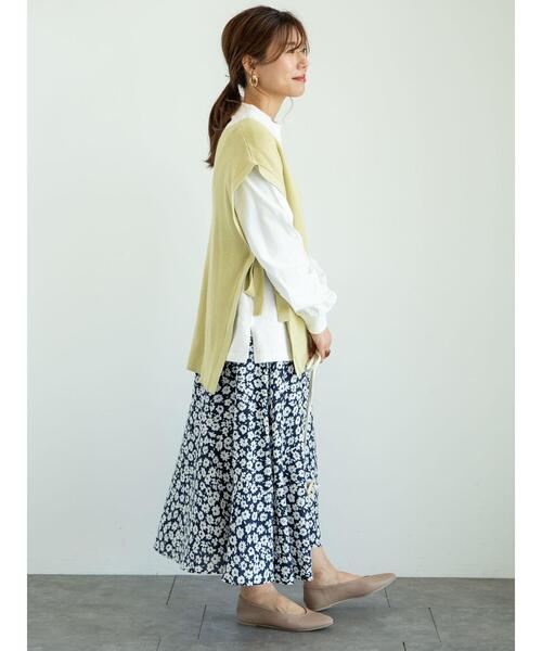 Sugar spoon(シュガースプーン)の「・SUGAR SPOON SET2点ロンT×リブベスト*(ベスト・レディース・ピンク/ミント/イエロー/アイボリー・FREE)」の22枚目の写真