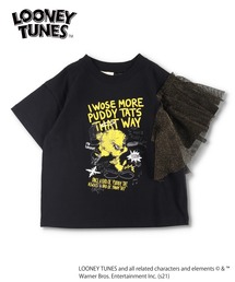 RADCHAP | 【LOONEY TUNES】チュール袖Tシャツ(Tシャツ/カットソー)