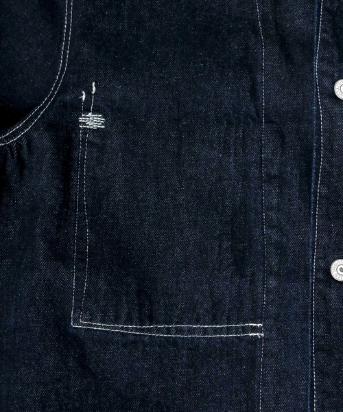 Levi's RED（リーバイスレッド）の「Levi's RED/リーバイス レッド エンジニアード デニムジャケット/カバーオール（デニムジャケット・メンズ・ワンウォッシュ・S/M/L）」の13枚目の写真