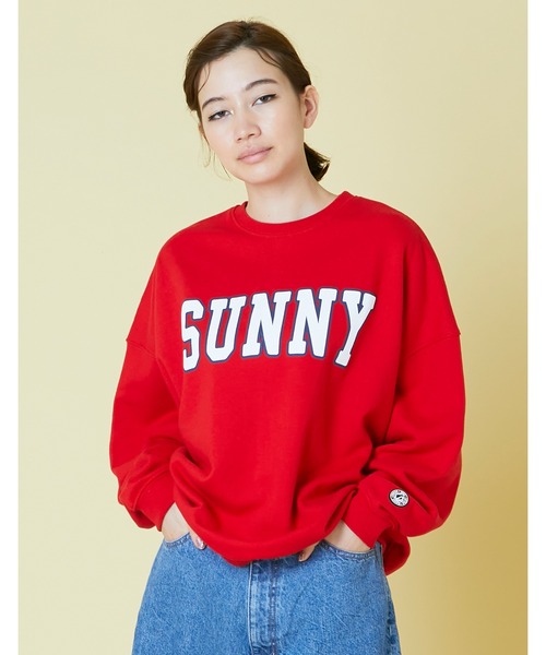 Little sunny bite（リトルサニーバイト）の「Sunny sweat top（スウェット・レディース・ホワイト/グレー/レッド・FREE）」の3枚目の写真