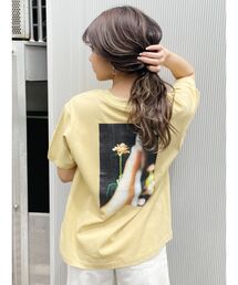 【MURUA×217..NINA】フラワーシューティングTシャツ