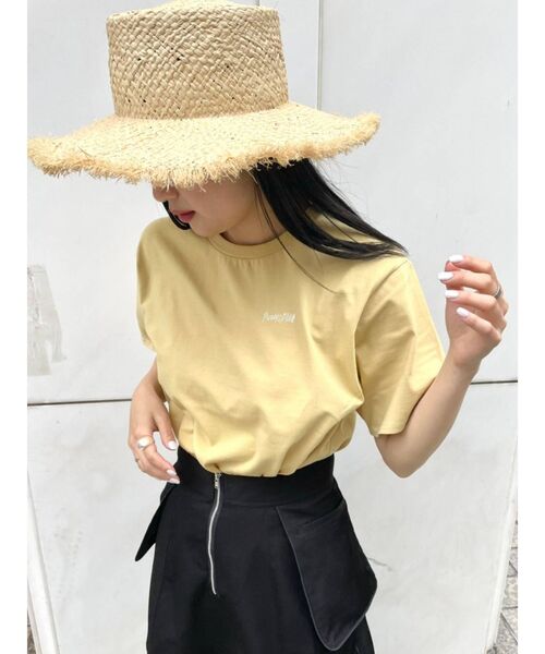 MURUA（ムルーア）の「【MURUA×217..NINA】フラワーシューティングTシャツ（Tシャツ/カットソー・レディース・ホワイト/イエロー・FREE）」の10枚目の写真