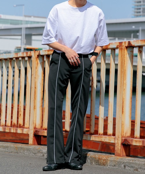 Adoon plain(アドーンプレーン)の「【Adoon plain】リフレクターシューカットパンツ(その他パンツ・メンズ・ブラック・SMALL/MEDIUM/LARGE)」の16枚目の写真