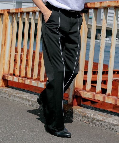 Adoon plain(アドーンプレーン)の「【Adoon plain】リフレクターシューカットパンツ(その他パンツ・メンズ・ブラック・SMALL/MEDIUM/LARGE)」の17枚目の写真