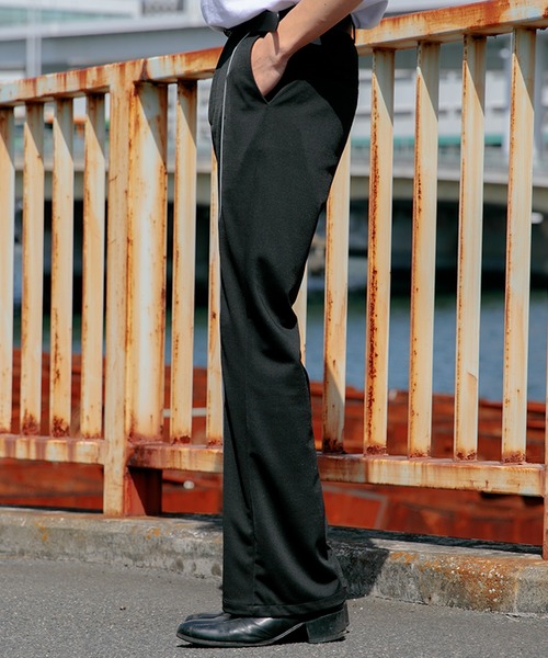 Adoon plain(アドーンプレーン)の「【Adoon plain】リフレクターシューカットパンツ(その他パンツ・メンズ・ブラック・SMALL/MEDIUM/LARGE)」の9枚目の写真