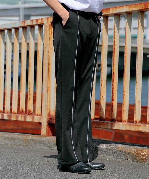 Adoon plain(アドーンプレーン)の「【Adoon plain】リフレクターシューカットパンツ(その他パンツ・メンズ・ブラック・SMALL/MEDIUM/LARGE)」の3枚目の写真