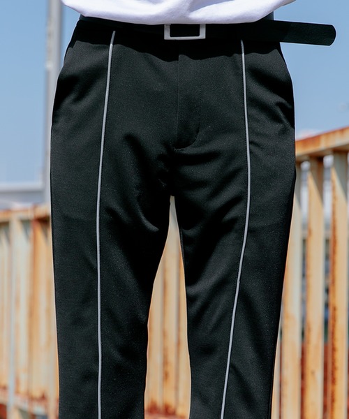 Adoon plain(アドーンプレーン)の「【Adoon plain】リフレクターシューカットパンツ(その他パンツ・メンズ・ブラック・SMALL/MEDIUM/LARGE)」の7枚目の写真