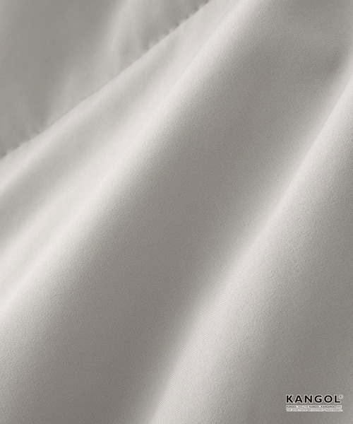 【セール】KANGOL/カンゴール 別注 ビッグシルエット ラバーネーム/ロゴ刺繍 ハイネック ボリュームスリーブ中綿ジャケット(ダウンジャケット/コート)|KANGOL(カンゴール)