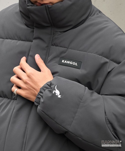 セール】KANGOL/カンゴール 別注 ビッグシルエット ラバーネーム/ロゴ