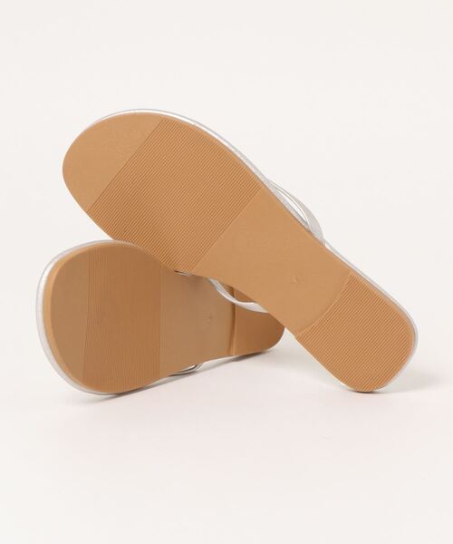 y/m by misato（イムバイミサト）の「トングサンダル（サンダル・レディース・シルバー/ベージュ/ブラック・LARGE/MEDIUM）」の6枚目の写真