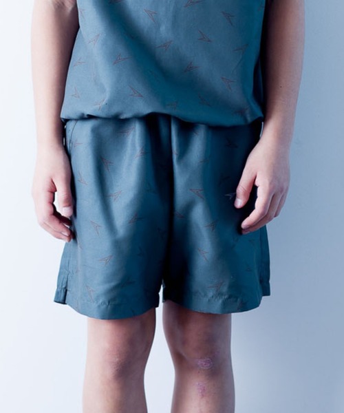 瞬足（シュンソク）の「瞬足/キッズ/withウォーターショートパンツ/SSA4030（その他パンツ・キッズ・ベージュ/カーキ/ピンク/ブルー/チャコール・S/M/L/XL）」の3枚目の写真