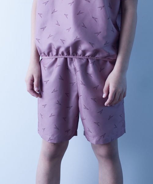 瞬足（シュンソク）の「瞬足/キッズ/withウォーターショートパンツ/SSA4030（その他パンツ・キッズ・ベージュ/カーキ/ピンク/ブルー/チャコール・S/M/L/XL）」の5枚目の写真