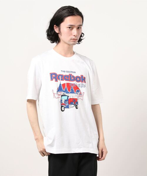 Reebok(リーボック)の「クラシックス Tシャツ / Classics T-Shirt(Tシャツ/カットソー・メンズ・ホワイト/ブラック・SMALL/MEDIUM/LARGE/X-LARGE/XX-LARGE/X-SMALL/XXX-LARGE)」の8枚目の写真