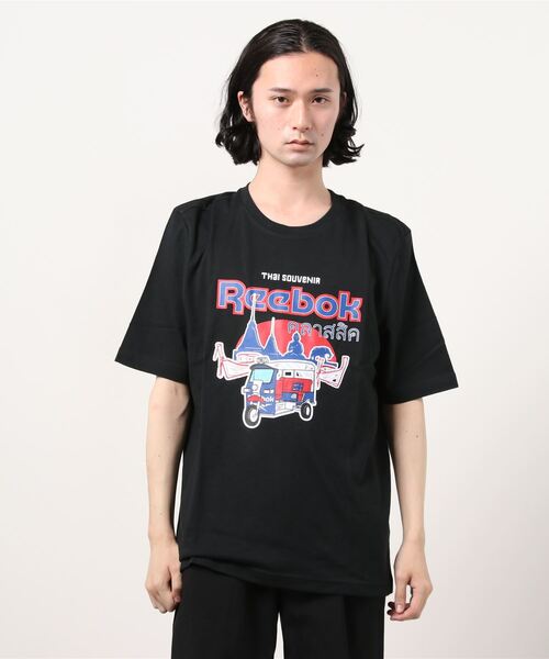 Reebok(リーボック)の「クラシックス Tシャツ / Classics T-Shirt(Tシャツ/カットソー・メンズ・ホワイト/ブラック・SMALL/MEDIUM/LARGE/X-LARGE/XX-LARGE/X-SMALL/XXX-LARGE)」の9枚目の写真