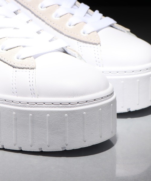 PUMA(プーマ)の「PUMA MAYZE TECH WNS / プーマ メイズ テック ウィメンズ(スニーカー・レディース・ホワイト・23.5cm/24.5cm/23.0cm/24.0cm/22.5cm/25.0cm)」の4枚目の写真