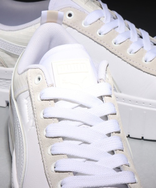 PUMA(プーマ)の「PUMA MAYZE TECH WNS / プーマ メイズ テック ウィメンズ(スニーカー・レディース・ホワイト・23.5cm/24.5cm/23.0cm/24.0cm/22.5cm/25.0cm)」の5枚目の写真