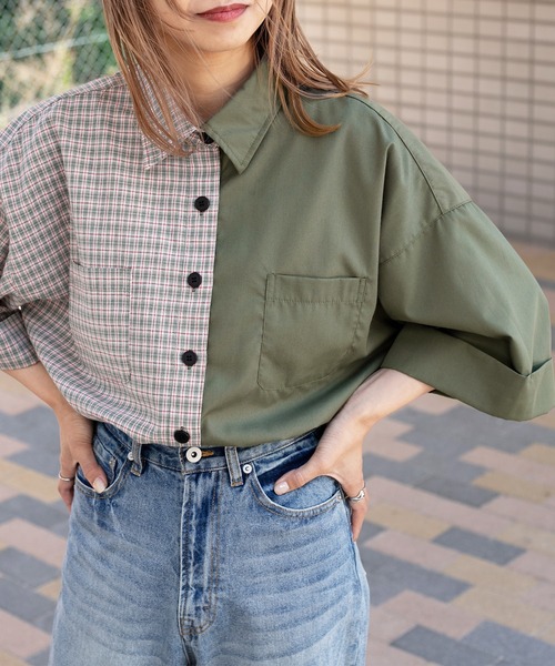 アレンジチェックシャツ シャツ ブラウス Kutir クティール のファッション通販 Zozotown