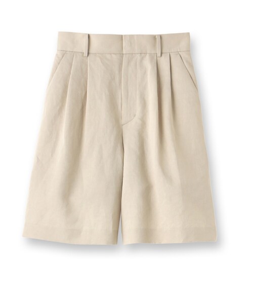 DRESSTERIOR（ドレステリア）の「◆リネンショートパンツ（その他パンツ・レディース・ダークオリーブ/ナチュラル・38/36/34）」の3枚目の写真