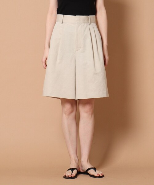 DRESSTERIOR（ドレステリア）の「◆リネンショートパンツ（その他パンツ・レディース・ダークオリーブ/ナチュラル・38/36/34）」の7枚目の写真