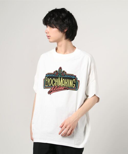 ALDIES（アールディーズ）の「Epoch Sol T / エポックソルT（Tシャツ/カットソー・メンズ・グレー/ブラック/オレンジ/ホワイト・FREE）」の10枚目の写真