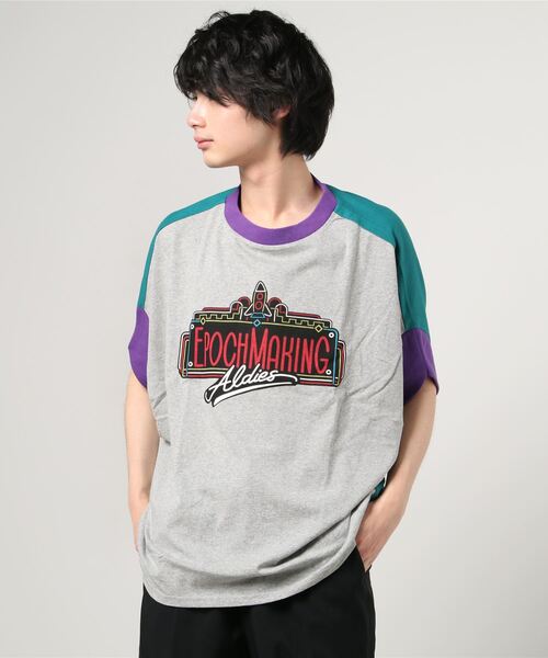 ALDIES（アールディーズ）の「Epoch Sol T / エポックソルT（Tシャツ/カットソー・メンズ・グレー/ブラック/オレンジ/ホワイト・FREE）」の22枚目の写真