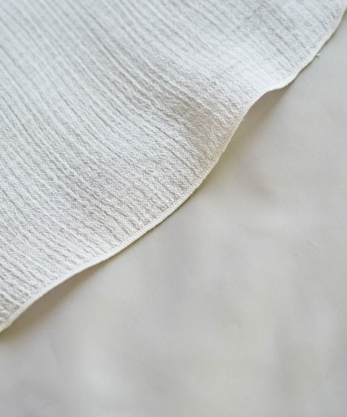 ROPE' PICNIC（ロペピクニック）の「楊柳ギャザーフレアスカート（スカート・レディース・ブラック/ベージュ/ライトグリーン/キャメル・38）」の15枚目の写真