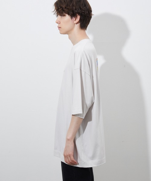 JUNRED（ジュンレッド）の「ポップアートプリントTEE（Tシャツ/カットソー・メンズ・ホワイト/ブラック/ライトグリーン・S/M/L）」の11枚目の写真