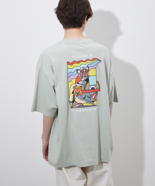 JUNRED（ジュンレッド）の「ポップアートプリントTEE（Tシャツ/カットソー・メンズ・ホワイト/ブラック/ライトグリーン・S/M/L）」の15枚目の写真