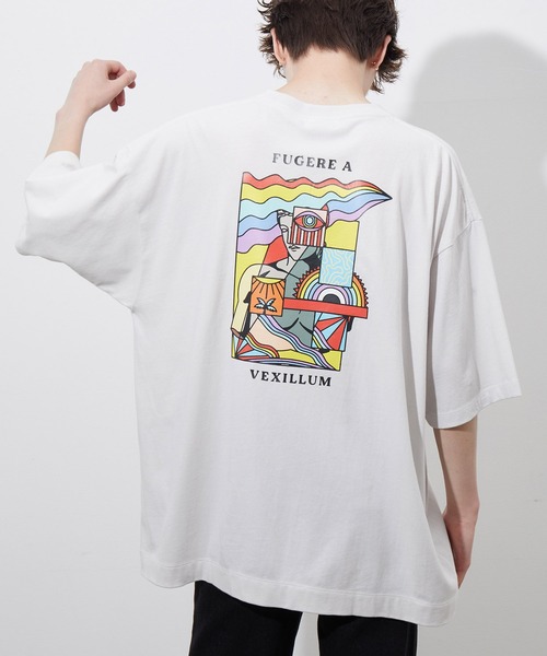 JUNRED（ジュンレッド）の「ポップアートプリントTEE（Tシャツ/カットソー・メンズ・ホワイト/ブラック/ライトグリーン・S/M/L）」の17枚目の写真