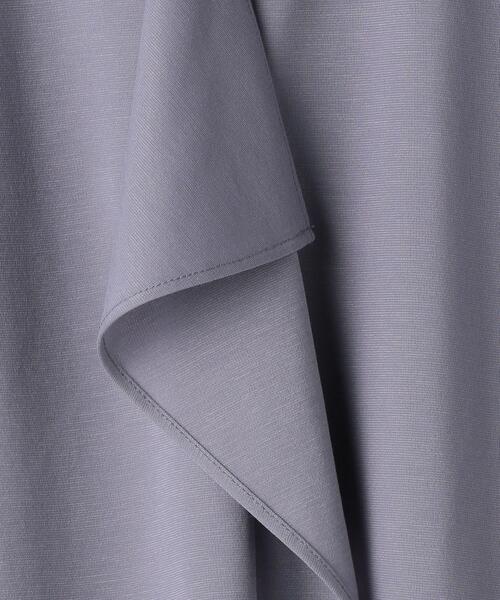 green label relaxing（グリーンレーベルリラクシング）の「D ライトポンチ スタンドネック フリル フレンチ スリーブ プルオーバー カットソー（Tシャツ/カットソー・レディース・コバルトブルー/ホワイト/ダークグレー・FREE）」の15枚目の写真