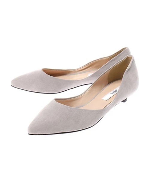 TONAL（トーナル）の「ポインテッドフラットシューズ（パンプス・レディース・ベビーピンク/ブラック/その他/ライトグレー/グレー・L/M/S）」の3枚目の写真