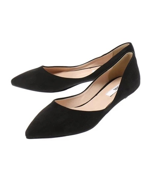 TONAL（トーナル）の「ポインテッドフラットシューズ（パンプス・レディース・ベビーピンク/ブラック/その他/ライトグレー/グレー・L/M/S）」の2枚目の写真