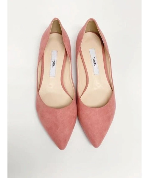 TONAL（トーナル）の「ポインテッドフラットシューズ（パンプス・レディース・ベビーピンク/ブラック/その他/ライトグレー/グレー・L/M/S）」の8枚目の写真