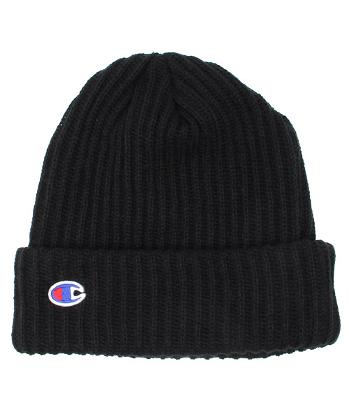 Champion(チャンピオン)の「ユニセックス チャンピオン アクリル ビーニー Champion BEANIE(ニットキャップ/ビーニー・レディース・ホワイト/ブラック/レッド/グリーン/ブルー/ネイビー/バーガンディー/グレー/ライトブルー・ONE SIZE)」の3枚目の写真