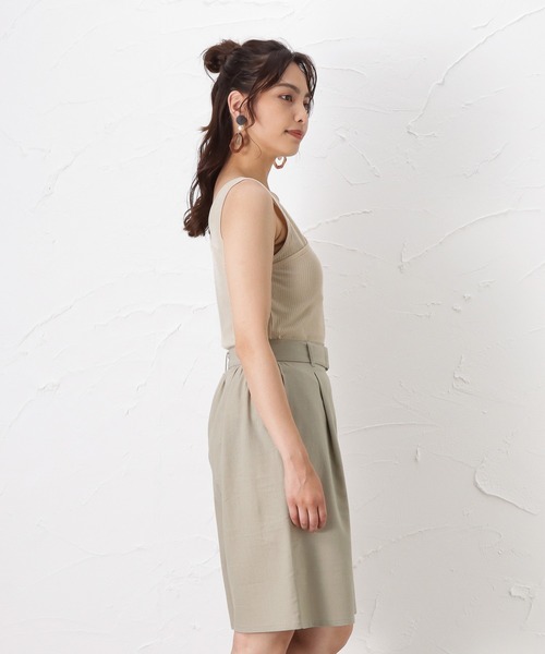 Howdy Marie（ハウディ―マリー）の「アシンメトリーデザイン タンクトップ（タンクトップ・レディース・アイボリー/グレー/ブラウン・フリー）」の15枚目の写真