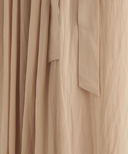 green label relaxing（グリーンレーベルリラクシング）の「バルーン スリーブ ウエスト ギャザー ワンピース ドット（ワンピース・レディース・ベージュ/その他1/オレンジ系その他・FREE）」の12枚目の写真