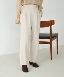 TRチェックアソート2タックストレートパンツ