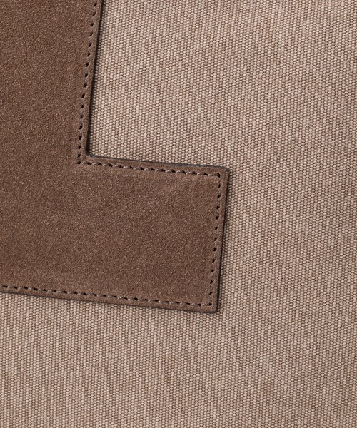 IACUCCI（イアクッチ）の「ソルベット  L CANVAS/SUEDE（トートバッグ・レディース・グレー/ダークブラウン/グレイッシュベージュ・FREE）」の12枚目の写真